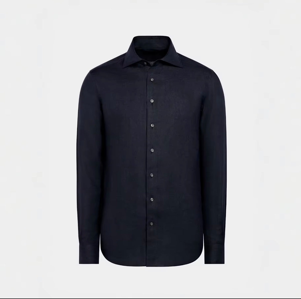 Chemise summer en lin bleu