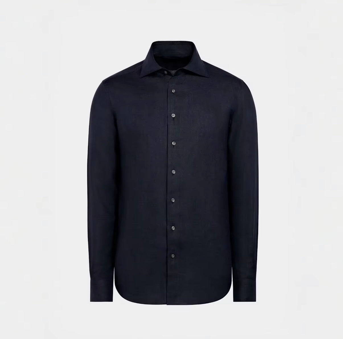 Chemise summer en lin bleu